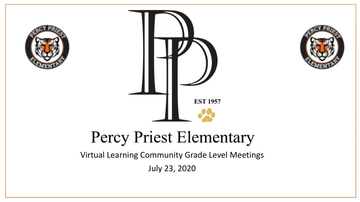 Virtual Learning Community Grade Level Meetings Summary