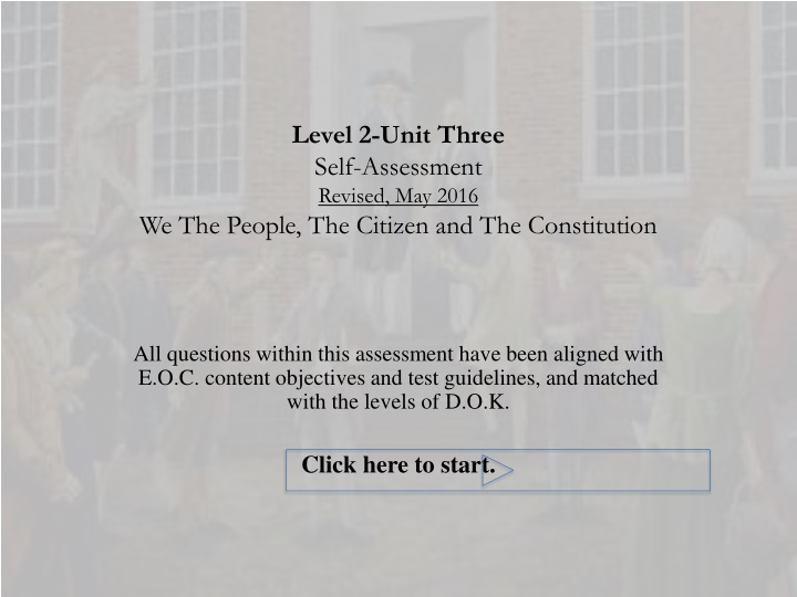 Constitutional Self-Assessment Questions - Level 2