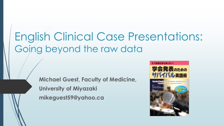Clinical Case Presentations in Medical Discourse
