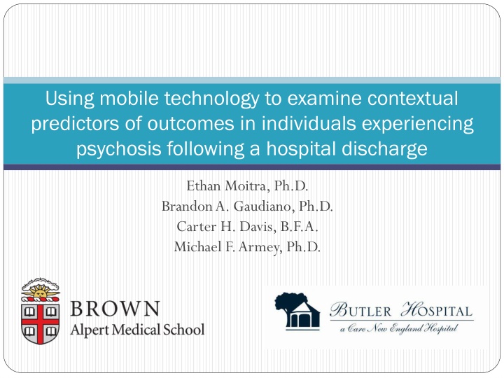 Contextual Predictors of Psychosis Outcomes Post-Hospital Discharge