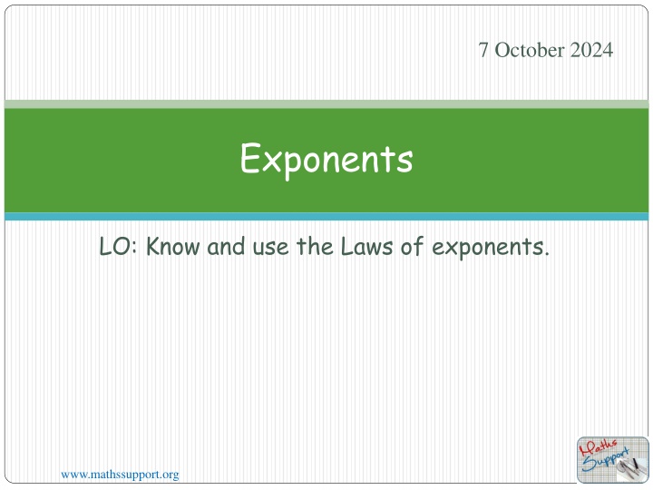 Exponents: Laws and Calculations in Mathematics