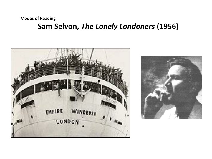 Exploration of Identity and Colonization through the Lens of Sam Selvon's 