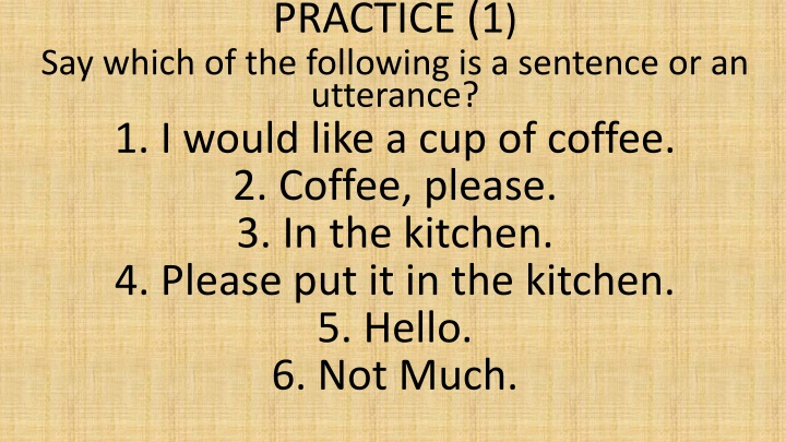 Language Practice Exercises