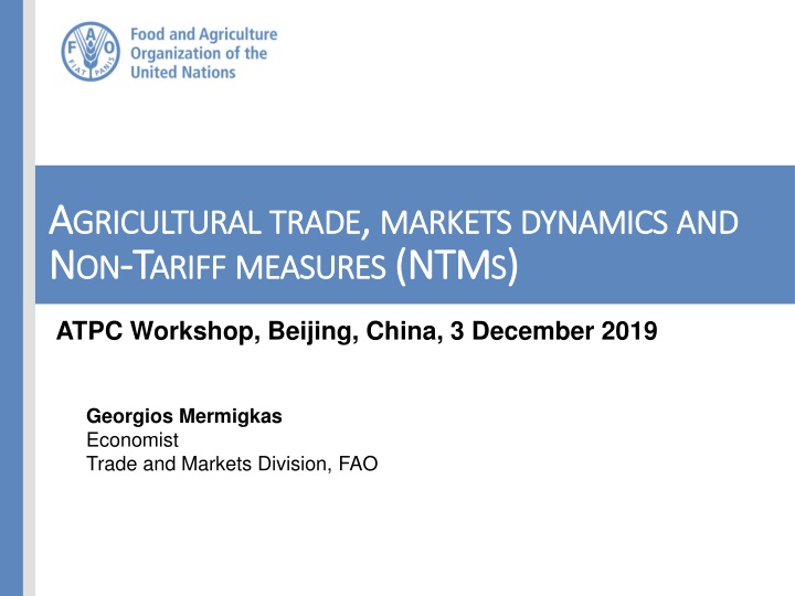 Global Agricultural Trade and Market Dynamics Analysis