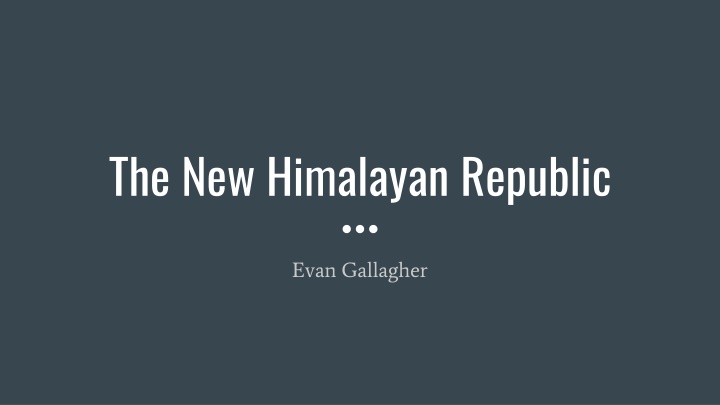 Political Evolution of Nepal: From Monarchy to Republic
