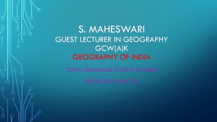 India's Drainage System: A Detailed Study