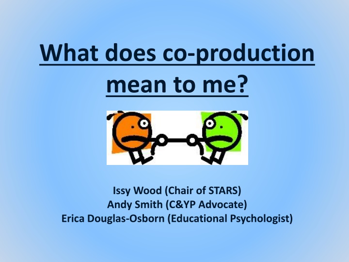 Co-Production with Bury STARS Advocacy Group