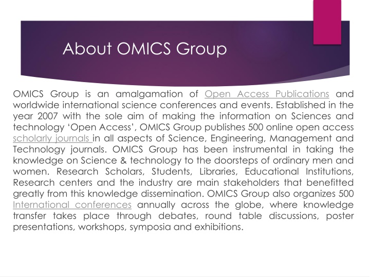 Revolutionizing Knowledge Sharing in Science & Technology