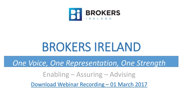 Brokers Ireland Merger: Strength in Unity