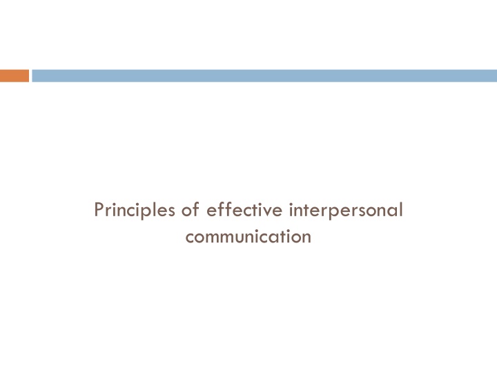 Mastering Effective Interpersonal Communication: Key Principles and Strategies