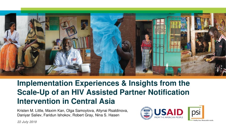 Insights from Scale-Up of HIV Assisted Partner Notification Intervention
