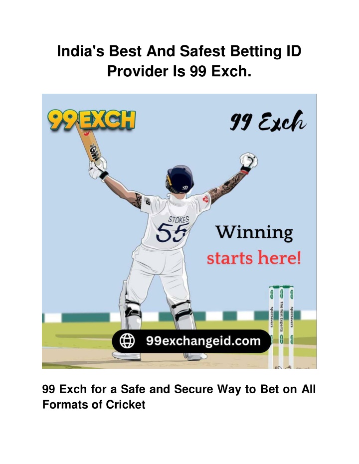 india s best and safest betting id provider n.w