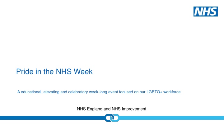 Pride in the NHS Week: Celebrating LGBTQ+ Workforce