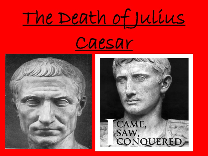 The Events of the Ides of March in Ancient Rome