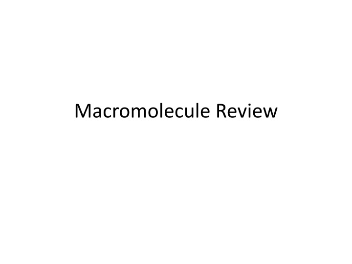 Macromolecules in Biology: Structures, Functions, and Interactions