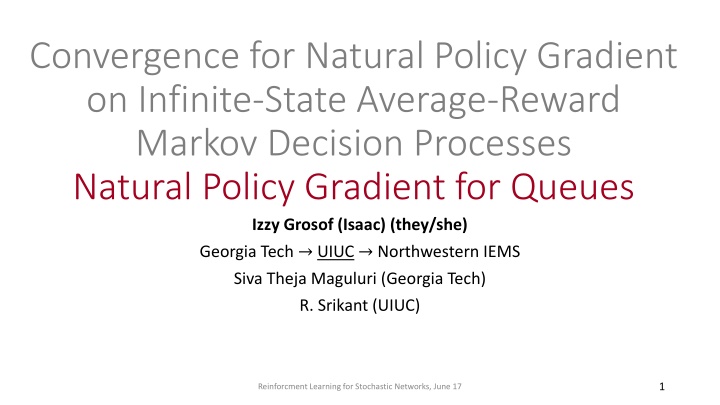 Reinforcement Learning for Queueing Systems