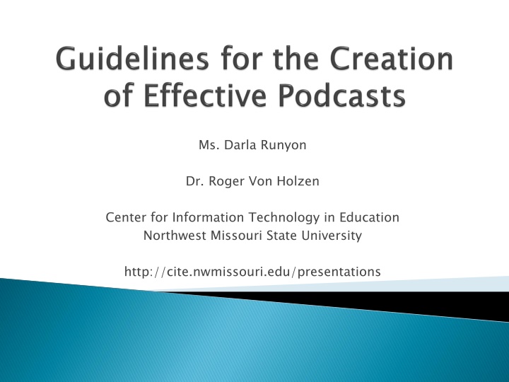Integration of Podcasts in Education