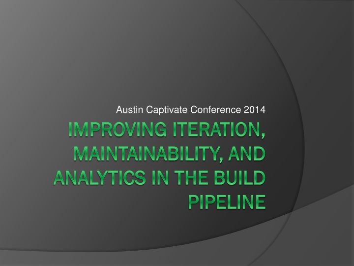 Improving Build Pipeline Speed and Efficiency for Large C/C++ Projects