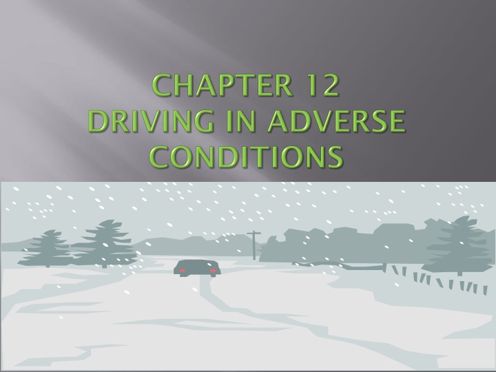 Safe Driving Tips for Challenging Weather Conditions