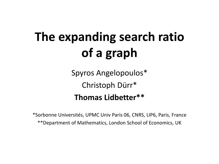 Optimizing Search Ratio in Graph Theory: Insights and Algorithms