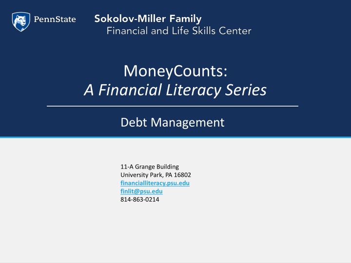Financial Literacy Series: Overcoming Debt Challenges