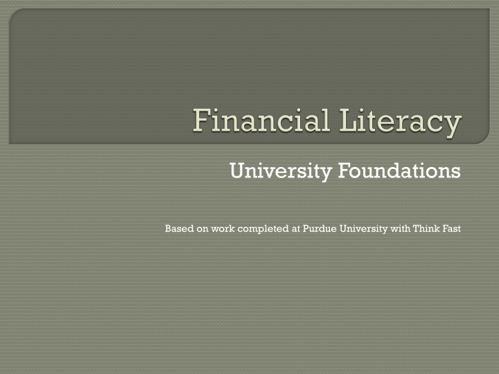 Essential Tips for Navigating University Foundations at Purdue University
