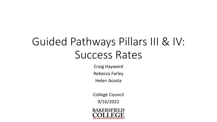 Analyzing Success Rates and Disproportionate Impact in Academic Courses