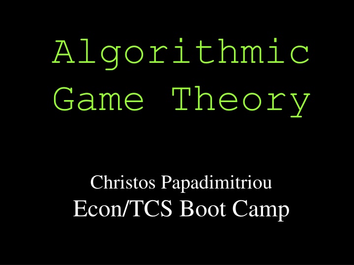 Evolution of Algorithmic Game Theory in Computer Science