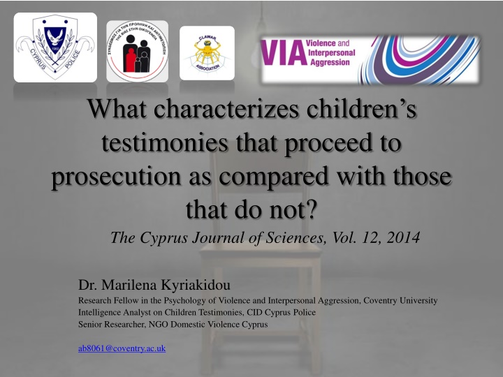 Factors Influencing Prosecution of Children's Testimonies