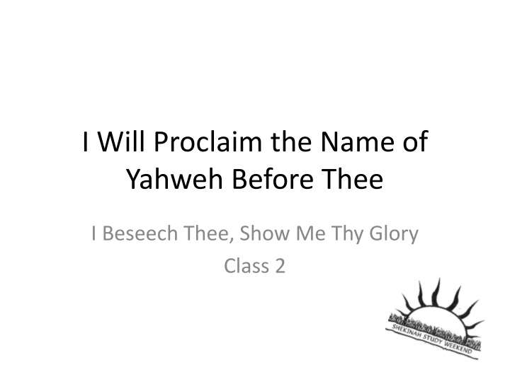 Unveiling God's Name: The Significance of Yahweh's Revelation in Exodus