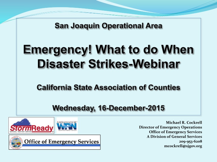 Emergency Preparedness Guidelines for Government Officials