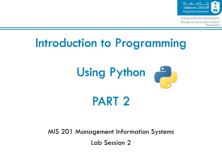Python Programming Essentials: Basics, Operators, Expressions, and Control Flow