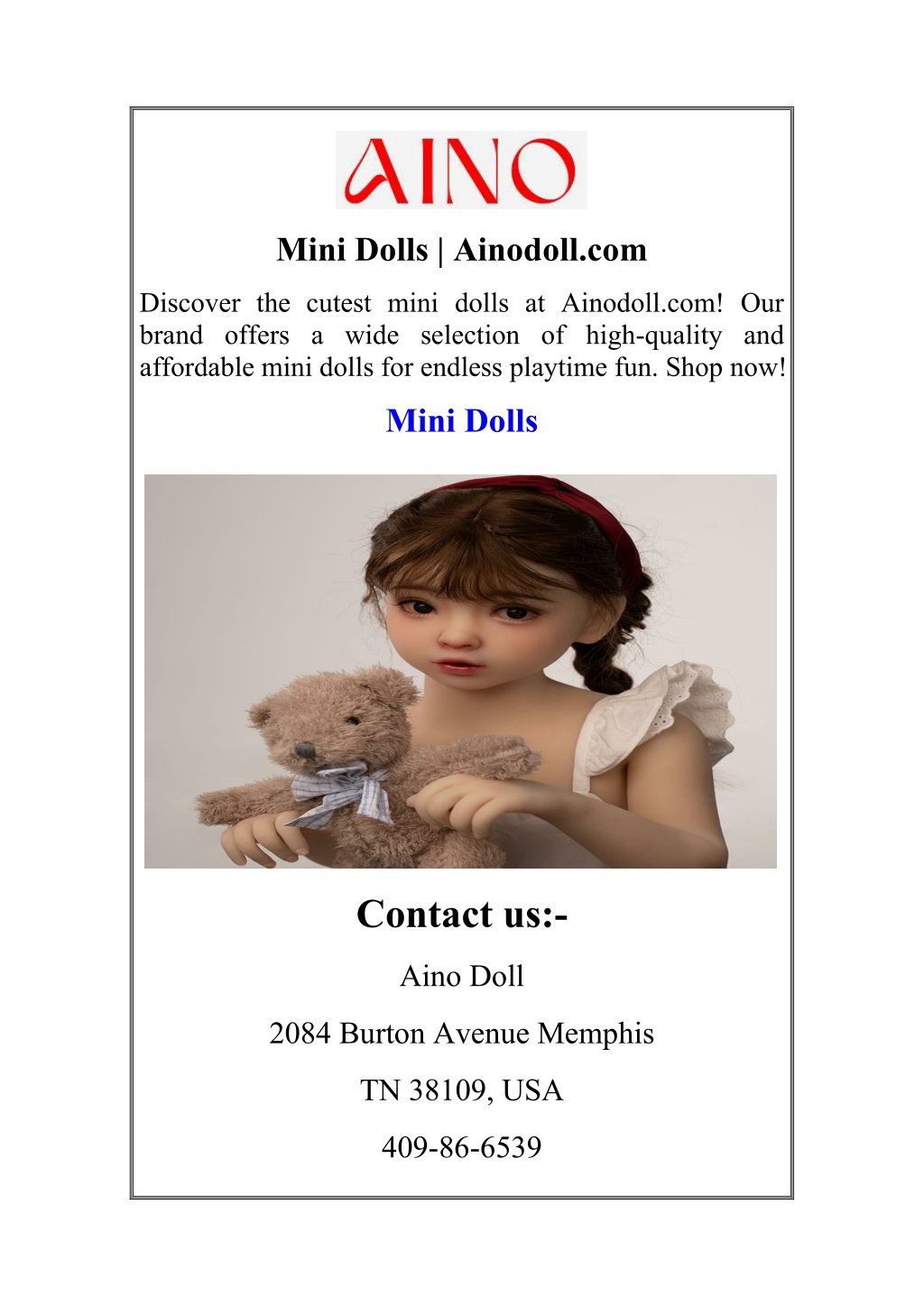 mini dolls ainodoll com l.w