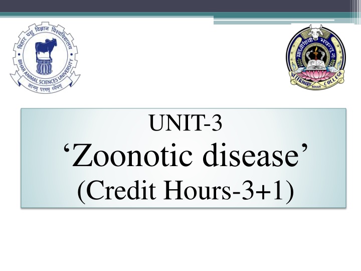 Zoonotic Diseases and Mycoses