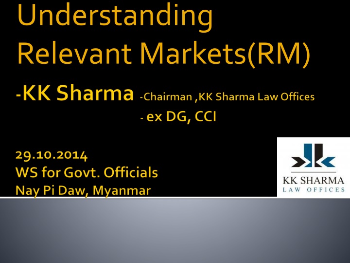 Relevant Markets & Defining Market Power