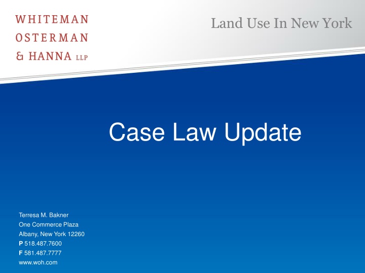 Key New York Case Law Updates on SEQRA and Land Use