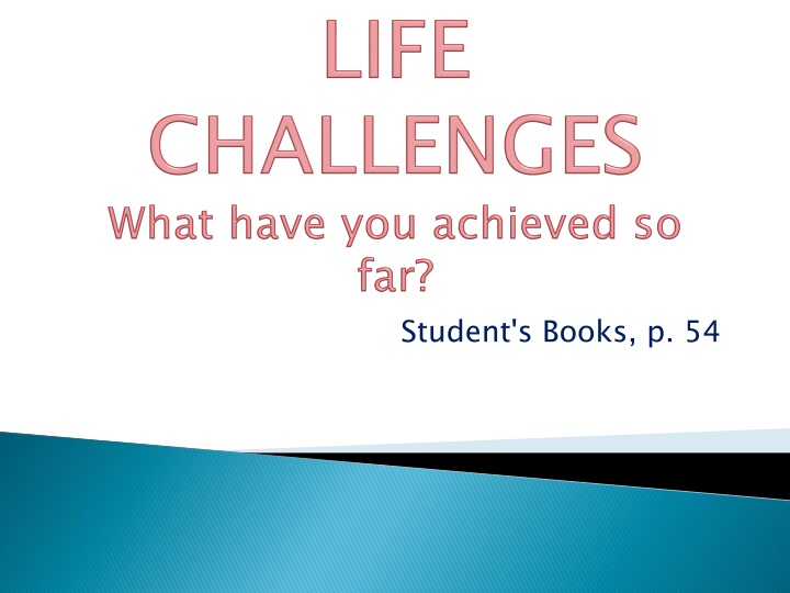 Careers and Achievements in Student's Books - Insights and Scenarios