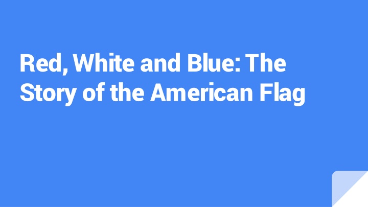 American Symbols and Stories