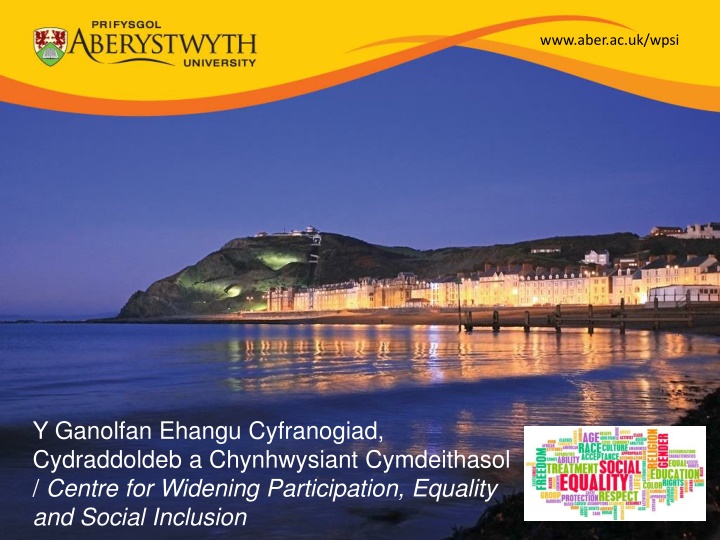 Promoting Equality and Social Inclusion at Aberystwyth University