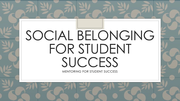 Fostering Student Success Through Mentoring: A Comprehensive Guide