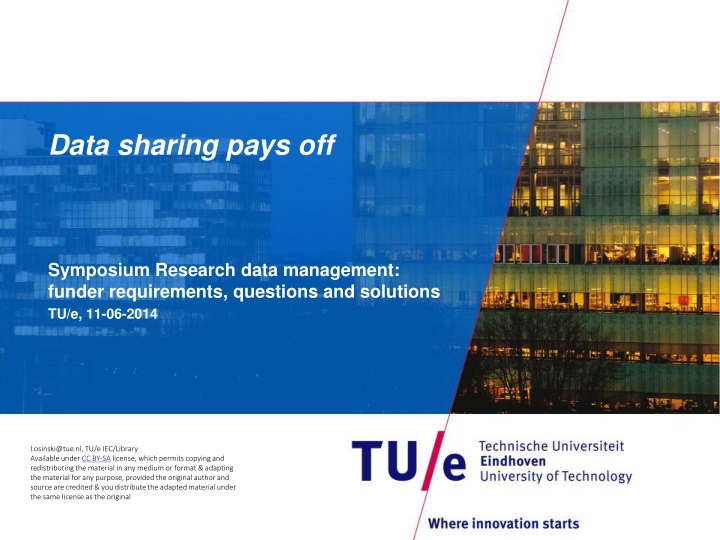 Insights on Research Data Management and Sharing Practices