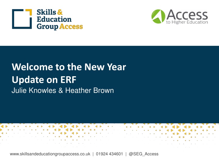 New Year Update on ERF: Achievements, Changes, and Plans for 2021-22