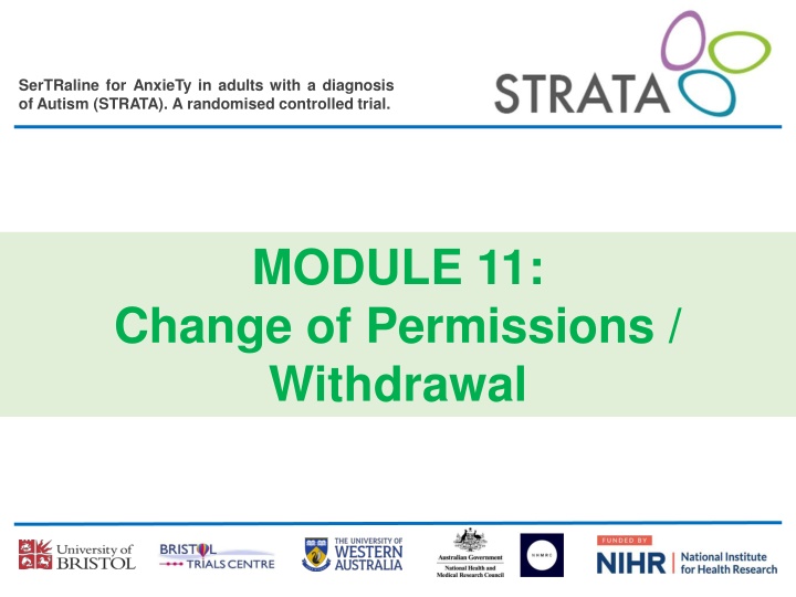 Managing Participant Withdrawal in Autism Study: Key Procedures