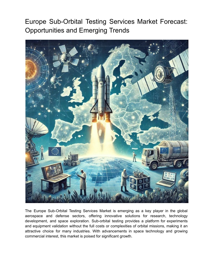 europe sub orbital testing services market n.w