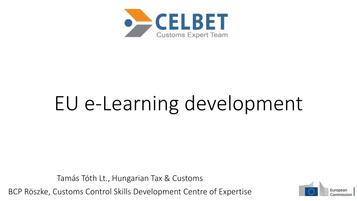 EU e-Learning Development for Customs and Tax Skills Enhancement