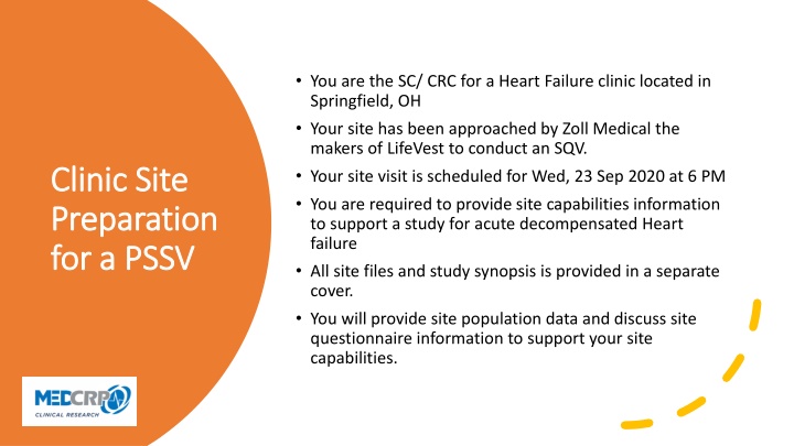 Heart Failure Clinic in Springfield, OH - Site Visit for LifeVest Study
