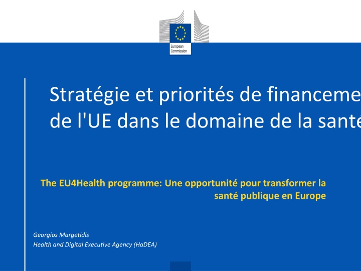EU4Health Programme: Transforming Public Health in Europe