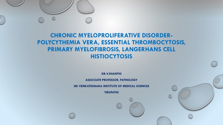 Polycythemia Vera: Causes, Symptoms, and Classification