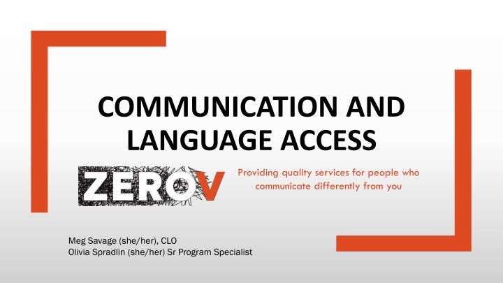 Enhancing Language Access for Inclusive Services