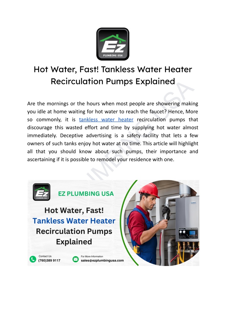 hot water fast tankless water heater n.w